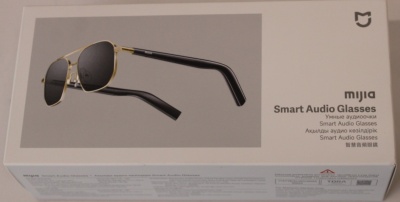 SALE OUT. Xiaomi Mijia Smart Audio Glasses, Aviator | SALE OUT. Smart Audio Glasses | Mijia Pilot-Style | Bluetooth | Open-Ear | Microphone | Gold | Noise canceling | UNPACKED | Warranty 23 month(s) | Wireless