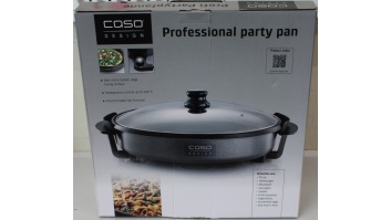 SALE OUT. Caso Professional Party Pan, 1500 W, Grey | Caso | Professional Party Pan | 1500 W | Number of programs 1 | Grey | DAMAGED PACKAGING
