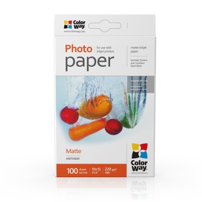 PM2201004R | Matte Photo Paper | White | 220 g/m² | 10 x 15 cm