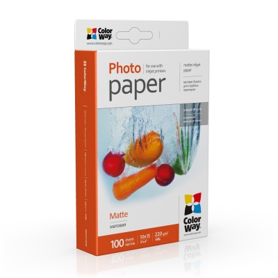 PM2201004R | Matte Photo Paper | White | 220 g/m² | 10 x 15 cm