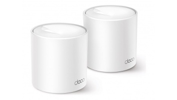 TP-LINK | AX1500 Whole Home Mesh Wi-Fi 6 System | Deco X10 (2-pack) | 802.11ax | 10/100/1000 Mbit/s | Ethernet LAN (RJ-45) ports 1 | Mesh Support Yes | MU-MiMO Yes | No mobile broadband | Antenna type Internal