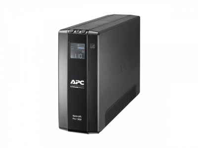 Schneider Electric APC Back-UPS Pro, tower, 230V, 8x IEC C13 outlets, AVR, LCD, user-replaceable battery | BR1300MI | 1300 VA | 780 W | 230 V