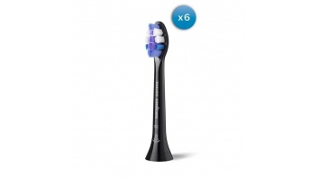 Philips HX6056/88 Sonicare Sensitive | Replacement brush heads | Heads | For adults | Number of brush heads included 6 | Black