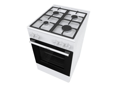Gorenje GG5A10WFFM | Cooker | Hob type Gas | Oven type Gas | White | Width 50 cm | Grilling | Depth 59.4 cm | 70 L