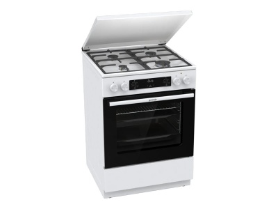 Gorenje GK6C5WF | Cooker | Hob type Gas | Oven type Electric | White | Width 60 cm | Grilling | Depth 60 cm | 71 L
