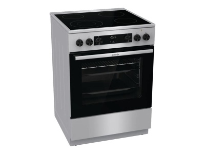 Gorenje GECS6C70XC | Cooker | Hob type Ceramic | Oven type Electric | Stainless steel | Width 60 cm | Grilling | Depth 60 cm | 71 L