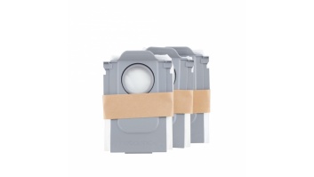 Vacuum Cleaner Accessory|ROBOROCK|Disposable Dust Bag 3pcs|White|For Qrevo/Qrevo MaxV/S8 MaxV Ultra/S8 Max Ultra/Qrevo S/Qrevo Pro/Qrevo Master/Qrevo Curv|8.02.0238