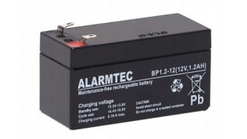 BATTERY 12V 1.2AH VRLA/BP1.2-12 ALARMTEC EMU