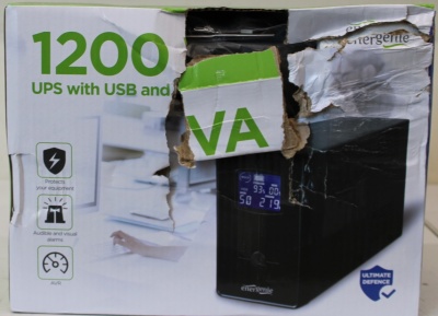 SALE OUT. Energenie UPS with USB and LCD display, 1200 VA, black | EnerGenie | UPS with USB and LCD display, Black | 1200 VA | DAMAGED PACKAGING