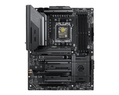 MSI MAG B850 TOMAHAWK MAX WIFI II | Processor family AMD | Processor socket AM5 | DDR5 | Supported hard disk drive interfaces SATA, M.2 | Number of SATA connectors 4