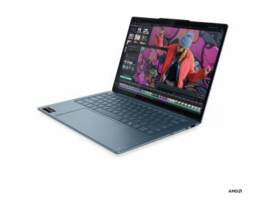 Lenovo Yoga Slim 7 14AKP10 14 WUXGA AMD R5 AI 330/16GB/512GB/AMD Radeon 820M/WIN11 Home/ENG Backlit kbd/Tidal Teal/2Y Warranty | Lenovo