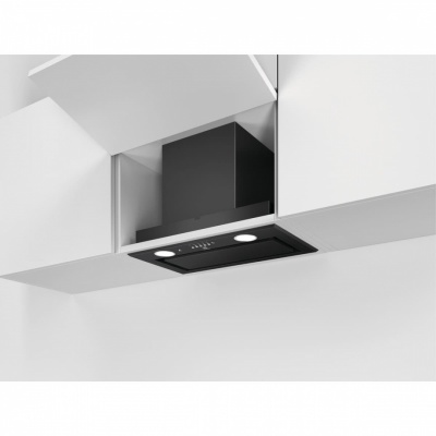 Electrolux tvaika nosūcējs (iebūv.), melns, 54 cm