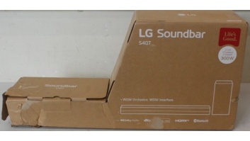 SALE OUT. LG Soundbar S40T for TV 2.1 ch. with Bluetooth | LG Soundbar 2.1 Channel Sound System | S40T | 27 " | IPS | FHD | 16:9 | 60 Hz | 14 ms | 1920 x 1080 | 250 cd/m² | HDMI ports quantity 2 | Black | Warranty 23 month(s) | DAMAGED PACKAGING | Blueto