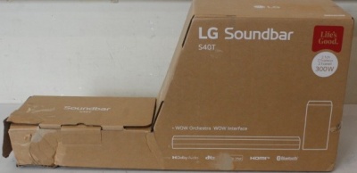SALE OUT. LG Soundbar S40T  for TV 2.1 ch. with Bluetooth | LG Soundbar 2.1 Channel Sound System | S40T | 27 " | IPS | FHD | 16:9 | 60 Hz | 14 ms | 1920 x 1080 | 250 cd/m² | HDMI ports quantity 2 | Black | Warranty 23 month(s) | DAMAGED PACKAGING | Blueto
