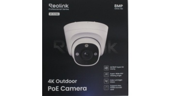 SALE OUT. Reolink PCRPD4K01 Smart 4K 125° View PoE Dome Camera | Reolink 4K Smart PoE Camera with Color Night Vision | RP-PCT8M | 24 month(s) | Dome | 8 MP | 2.8mm/F1.6 | IP67 | H.265/H.264 | MicroSD card slot, max. 512GB | UNPACKED, DEMO