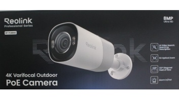 SALE OUT. Reolink PCRPB4K02 Smart 4K 133° View PoE Bullet Camera with 5× Optical Zoom | Reolink Smart 4K 133° View PoE Camera with 5× Optical Zoom | RP-PCB8MZ | 24 month(s) | Bullet | 8 MP | F2.7-13.5mm/F1.6 | IP67 | H.265/H.264 | Micro SD, Max. 512 GB |