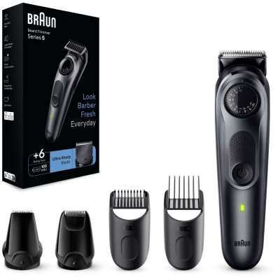 Jaunums! Akcija! BRAUN 5.sērijas wet&amp;dry bārdas un matu trimmeris