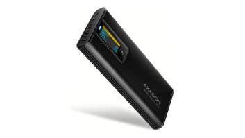 AXAGON EEM2-SD2B USB-C 10Gbps - M.2 NVMe & SATA SSD DISPLAY box