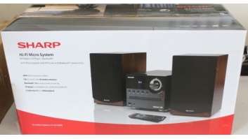 SALE OUT. Sharp XL-B512(BR) Hi-Fi Micro System, CD/FM/USB/Bluetooth v5.0, 45W, Brown | Sharp Hi-Fi Micro System | XL-B512(BR) | Brown | USB port | DAMAGED PACKAGING