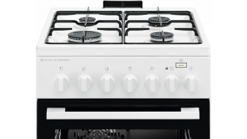 Electrolux gāzes plīts ar elektrisko cepeškrāsni, nerūsoša tērauda, 50cm