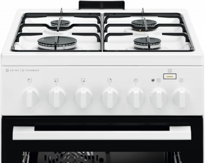 Electrolux gāzes plīts ar elektrisko cepeškrāsni, nerūsoša tērauda, 50cm