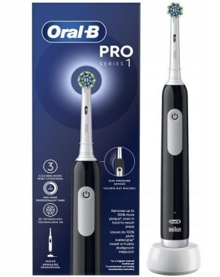 BRAUN Pro 1 Series el.zobu  birste Cross Action, melna