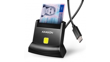 AXAGON CRE-SM4NC USB-C Smart card StandReader