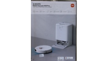 SALE OUT. Xiaomi Robot Vacuum H50 Pro EU | Xiaomi Robot Vacuum H50 Pro EU | Wet&Dry | 5200 mAh | 15000 Pa | White | DAMAGED PACKAGING, DIRTY, WET, SCRATCHED | 24 month(s)