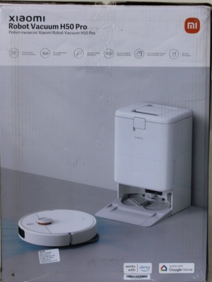 SALE OUT. Xiaomi Robot Vacuum H50 Pro EU | Xiaomi Robot Vacuum H50 Pro EU | Wet&Dry | 5200 mAh | 15000 Pa | White | DAMAGED PACKAGING, DIRTY, WET, SCRATCHED | 24 month(s)