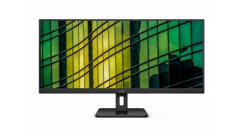 AOC | Monitor | U34E2M | 34 " | VA | WQHD | 21:9 | 100 Hz | 4 ms | 3440 x 1440 | 300 cd/m² | HDMI ports quantity 2 | Black