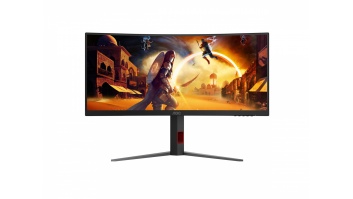 AOC | CU34G4 | 34 " | Fast VA | UWQHD | 21:9 | 180 Hz | 1 ms | 3440 x 1440 pixels | 300 cd/m² | HDMI ports quantity 2 | Black