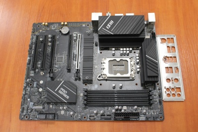 SALE OUT. MSI PRO B760-P WIFI DDR4 | Processor family Intel | Processor socket LGA1700 | DDR4 | Supported hard disk drive interfaces SATA, M.2 | Number of SATA connectors 4 | USED, REFURBISHED, WITHOUT ACCESSORIES AND ORIGINAL PACKAGING, ONLY BACK PANEL I