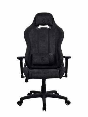 Arozzi Metal/Reinforced nylon | Gaming Chair | Torretta Soft Fabric | Pure Black