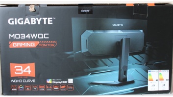 SALE OUT. GIGABYTE MONITOR 34" MO34WQC EK | SALE OUT. MO34WQC EK1 | 34 " | OLED | WQHD | 175 Hz | 0.03 ms | 3440 x 1440 pixels | 250 cd/m² | HDMI ports quantity 2 | Warranty 36 month(s) | DAMAGED PACKAGING, DEMO