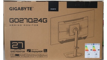 SALE OUT. GIGABYTE MONITOR 27" WOLED GO27Q24G | Gigabyte SALE OUT. | GO27Q24G | 27 " | WOLED | QHD | 240 Hz | 0.03 ms | 2560 x 1440 pixels | HDMI ports quantity 2 | Warranty 36 month(s) | DAMAGED PACKAGING, DEMO