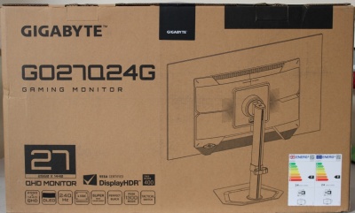 SALE OUT. GIGABYTE MONITOR 27" WOLED GO27Q24G | Gigabyte SALE OUT. | GO27Q24G | 27 " | WOLED | QHD | 240 Hz | 0.03 ms | 2560 x 1440 pixels | HDMI ports quantity 2 | Warranty 36 month(s) | DAMAGED PACKAGING, DEMO