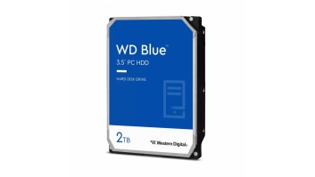 HDD|WESTERN DIGITAL|Blue|2TB|SATA 3.0|64 MB|5400 rpm|3,5"|WD20EARZ
