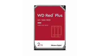 HDD|WESTERN DIGITAL|Red Plus|2TB|SATA|64 MB|5400 rpm|3,5"|WD20EFPX