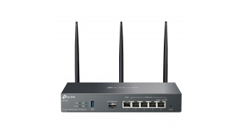 Wireless Router|TP-LINK|Omada AX3000 Gigabit VPN Router|Data speed 3000 Mbit/s|Ethernet WAN Yes|WAN connection type SFP|Ethernet LAN Yes|4xLAN ports|USB port Yes|ER706W