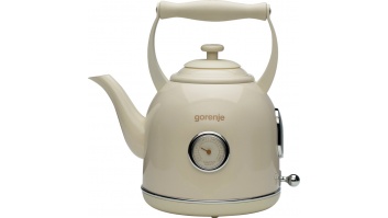 Gorenje | Kettle | K17CLIN | Electric | 2000 W | 1.7 L | Plastic/Metal | 360° rotational base | Beige