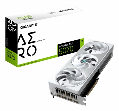 Graphics Card|GIGABYTE|NVIDIA|GeForce RTX 5070|2625 MHz|12 GB|GDDR7|192 bit|PCI Express x16 5.0|Active|GV-N5070AEROOC-12GD