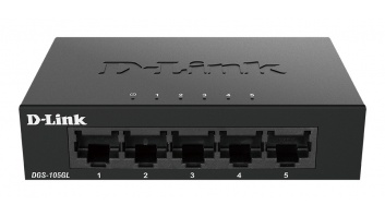 D-Link | Ethernet Switch | DGS-105GL/E | Unmanaged | Desktop | Gigabit Ethernet (copper) ports quantity 5 | 60 month(s)