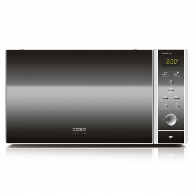 Caso | Microwave Oven with Grill and Convection | MCG 25 Chef | Free standing | 900 W | Convection | 25 L | Grill | Stainless steel/Black