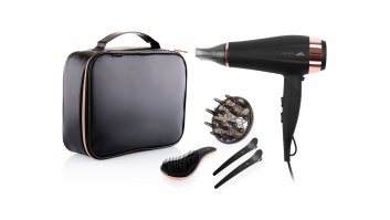 ETA | Hair Care Gift Set | ETA732090020 Fenité | 2200 W | Number of temperature settings 3 | Ionic function | Diffuser nozzle | Black Edition