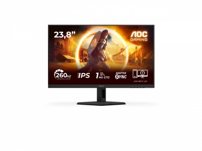 AOC | 24G4ZRE | 24 " | Fast IPS | FHD | 16:9 | 240 Hz | 1 ms | 1920 x 1080 pixels | 300 cd/m² | HDMI ports quantity 2 | Black