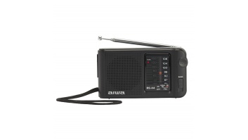 AIWA pārnēsājams kabatas radio, AM/FM, melns