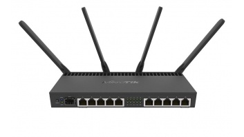 MikroTik | RB4011iGS+5HacQ2HnD-IN | 802.11ac | 10/100/1000 Mbit/s | Ethernet LAN (RJ-45) ports 10 | Mesh Support No | MU-MiMO Yes | No mobile broadband