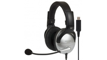 Koss | Gaming headphones | SB45 USB | Wired | On-Ear | Microphone | Silver/Black | Noise canceling