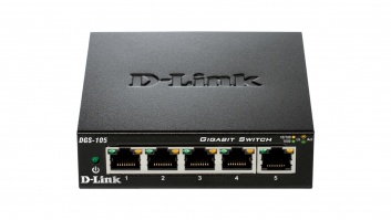 D-Link | Ethernet Switch | DGS-105/E | Unmanaged | Desktop | Gigabit Ethernet (copper) ports quantity 5 | 60 month(s)