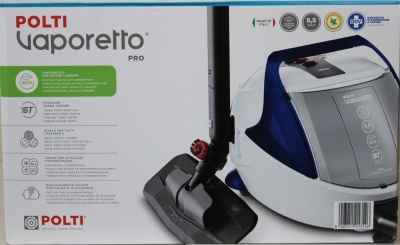 SALE OUT. | Polti | Steam cleaner | PTEU0313 Vaporetto Pro 100 Eco Power | Power 1900 W | Steam pressure 5.5 bar | Water tank capacity 2 L | White/Blue | DAMAGED PACKAGING